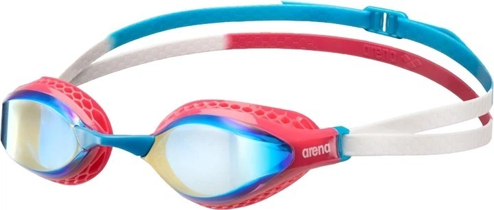 Окуляри для плавання Arena AIR-SPEED MIRROR 003151-107 OSFM Біло-червоний (3468337082132) фото1