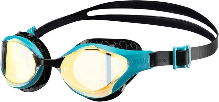 Очки для плавания Arena AIR-BOLD SWIPE MIRROR 006832-300 OSFM Желто-бирюзово-черный (3468337082569) фото1