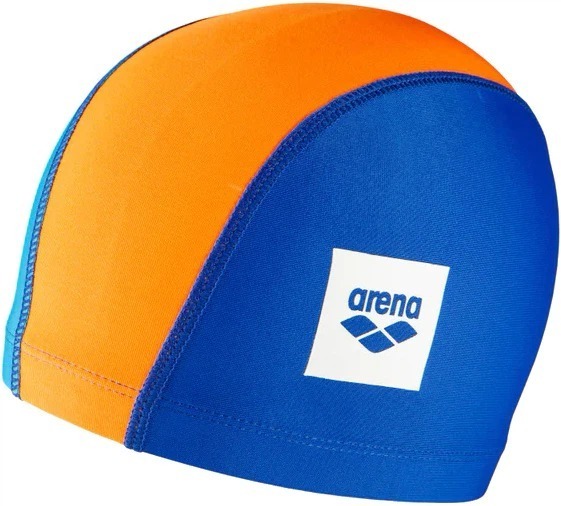 Шапка для плавання Arena UNIX II JR 002384-101 OSFM Синьо-помаранчево-блакитний (3468336220733) фото1