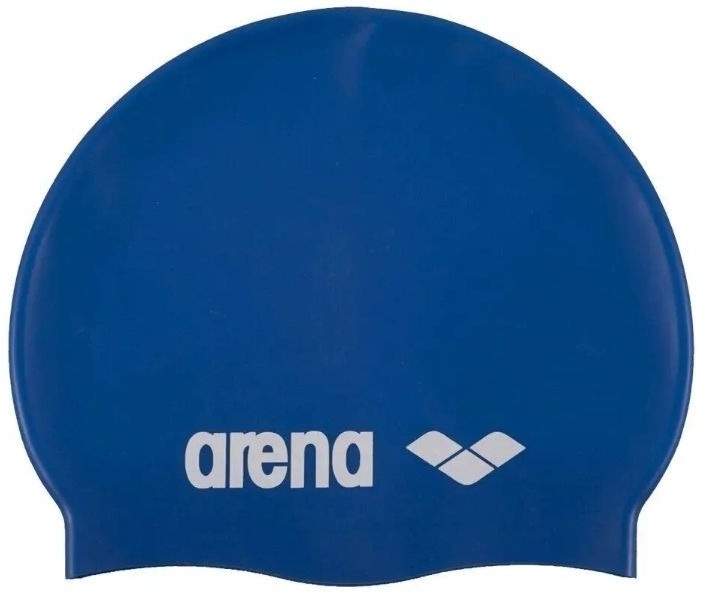 Шапка для плавання Arena CLASSIC SILICONE 91662-077 OSFM Синьо-білий (3468335299150) фото1