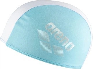 Шапка для плавання Arena POLYESTER II KIDS 002491-102 OFSM Біло-бірюзовий (3468336218273) фото1