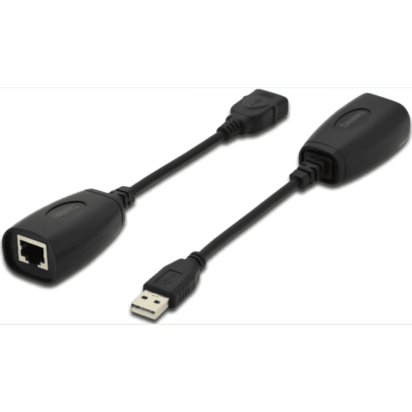 Акція на Удлинитель Digitus USB - UTP Cat5, Black (DA-70139-2) від MOYO