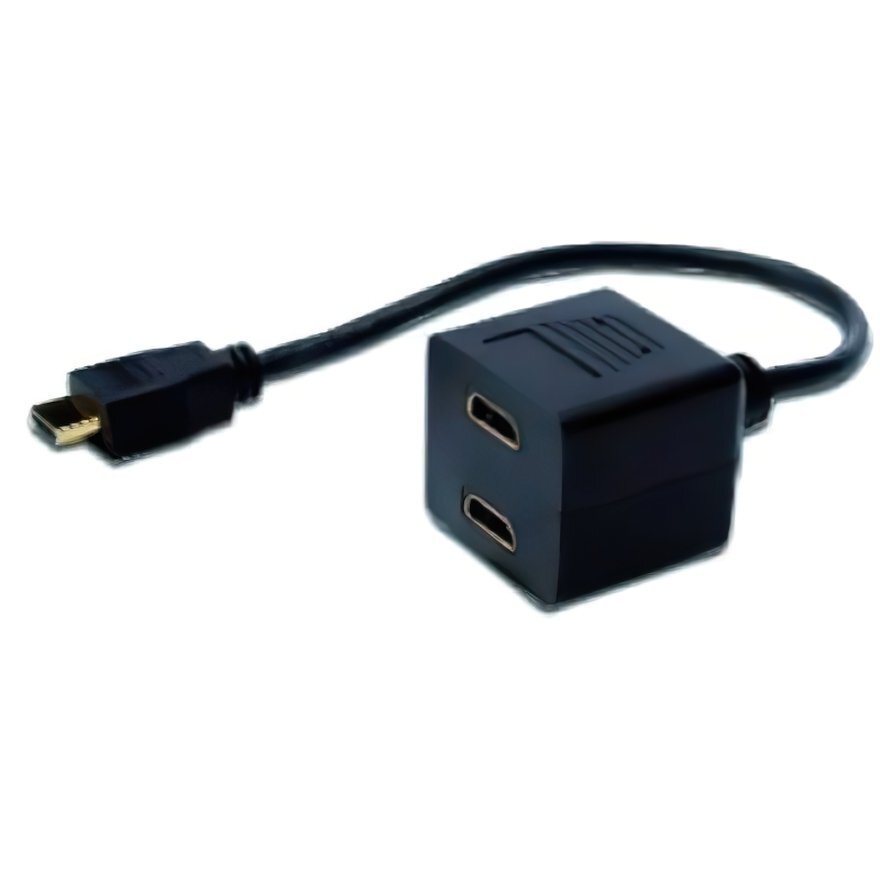 Адаптер DIGITUS HDMI Y 2m, Black (AK-330400-002-S) фото 1