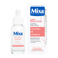 Сироватка з пантенолом Mixa Anti-Reaction Milky Serum для заспокоєння та зменшення подразнень чутливої шкіри обличчя 30