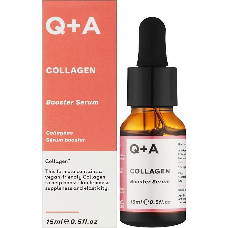 Сыворотка для лица Q+A Collagen Booster Serum с коллагеном 15 мл фото1