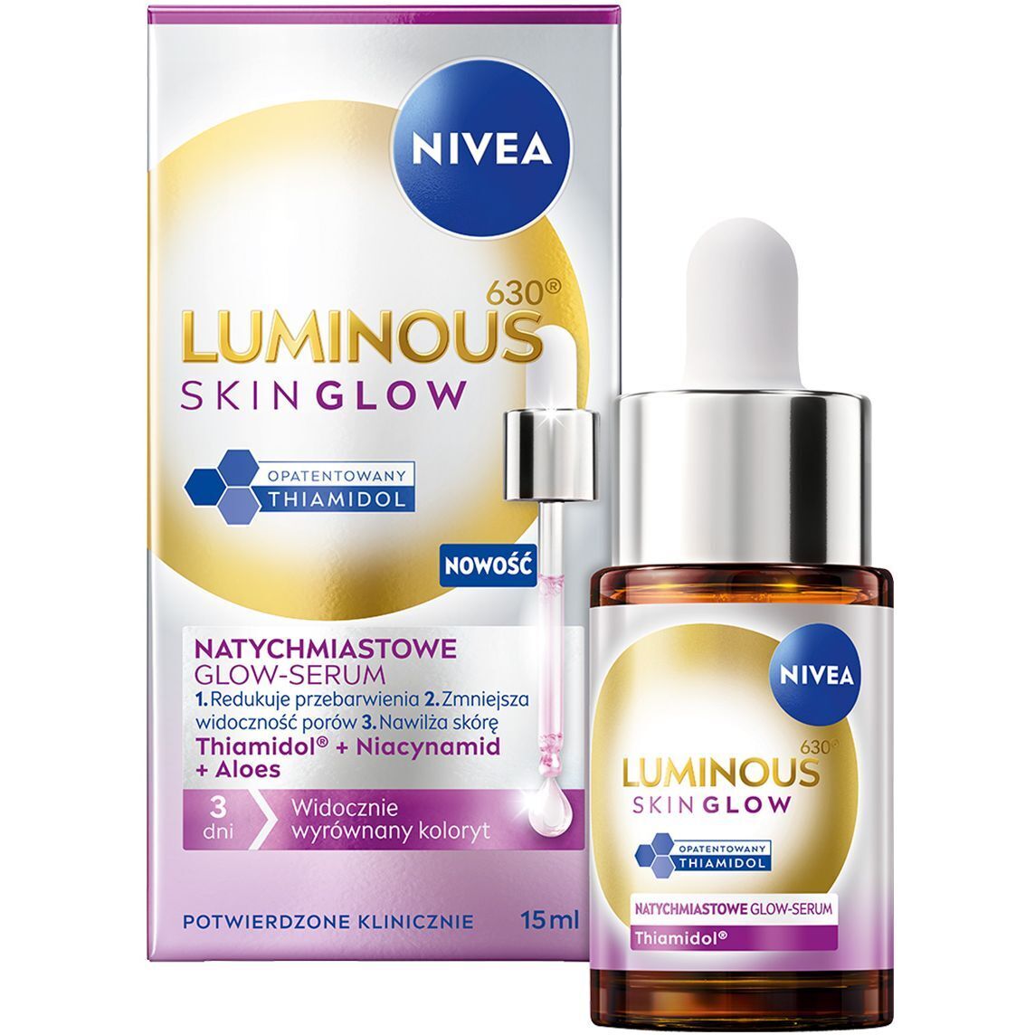 Сыворотка NIVEA Luminous 630 Skin glow 15 мл фото1