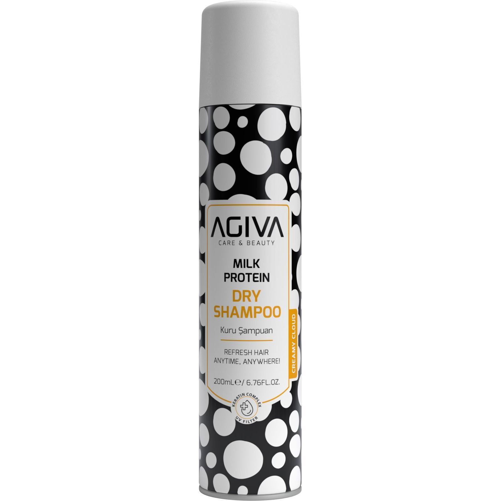 Сухой шампунь Agiva Milk Protein Pro Care Dry Shampoo 200 мл фото1