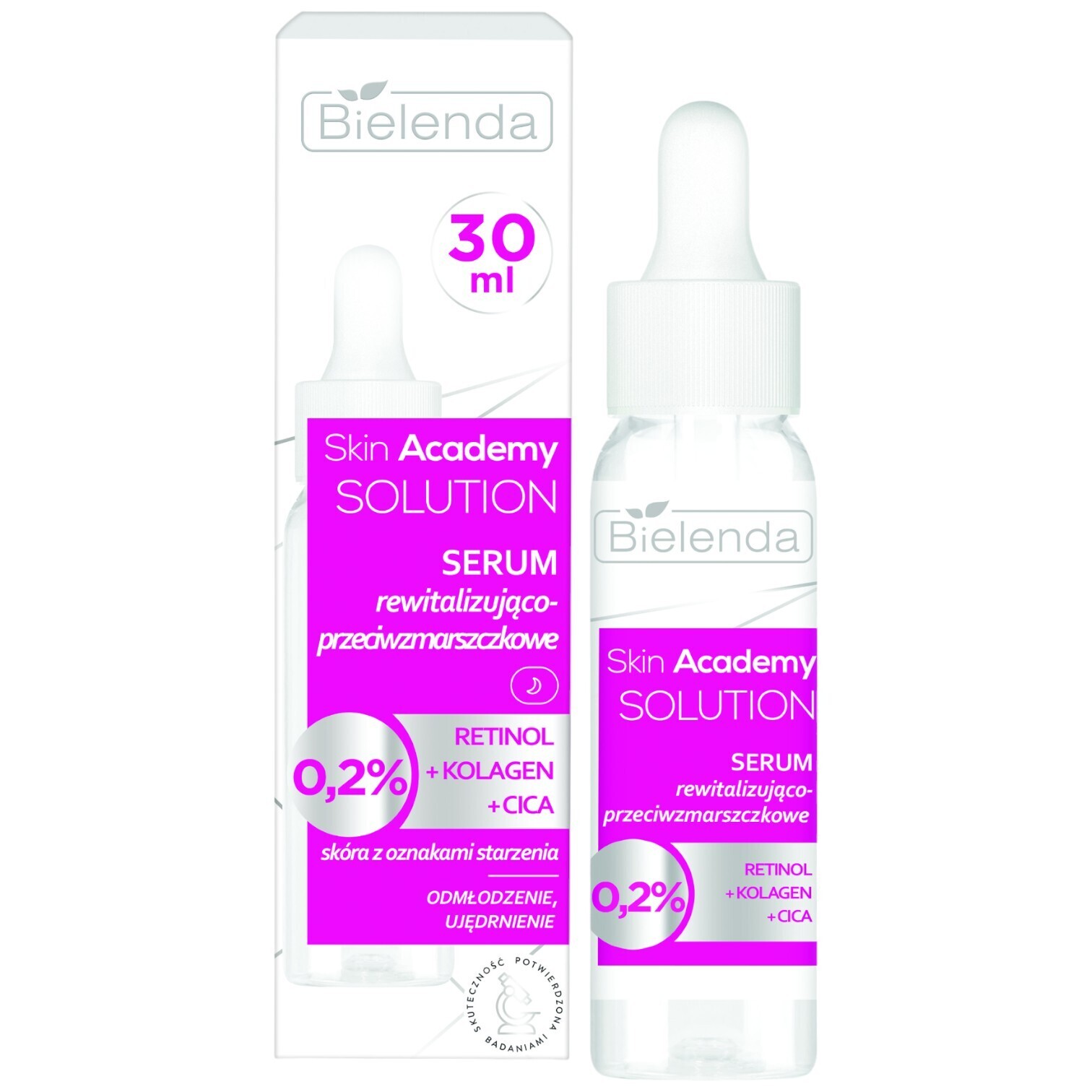 Сыворотка для лица Bielenda Skin Academy Solution Восстановительная против морщин 30 мл фото1