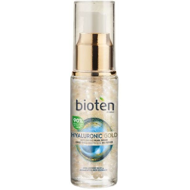 Сыворотка для лица Bioten Hyaluronic Gold Replumping Pearl Serum 30 мл фото1