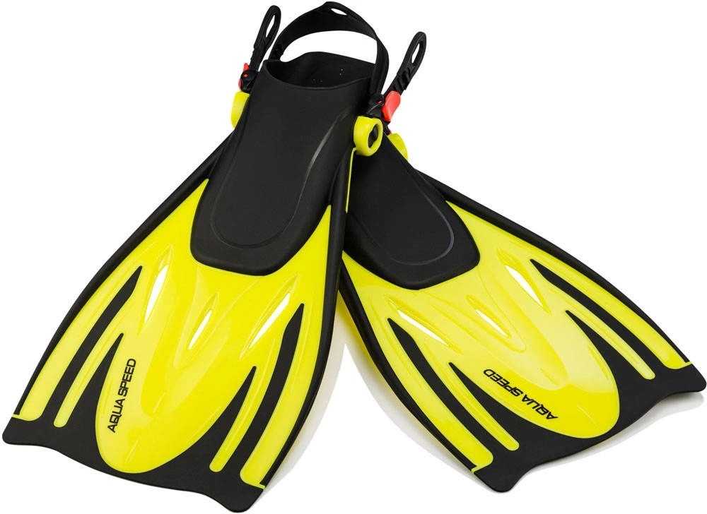 Ласты Aqua Speed WOMBAT 528-18-1 528-18 27-31 Черно-желтый (5908217630339) фото1