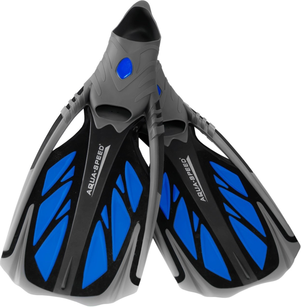 Ласты Aqua Speed INOX 5115 553-11 42-43 Сине-черно-серый (5908217651150) фото1