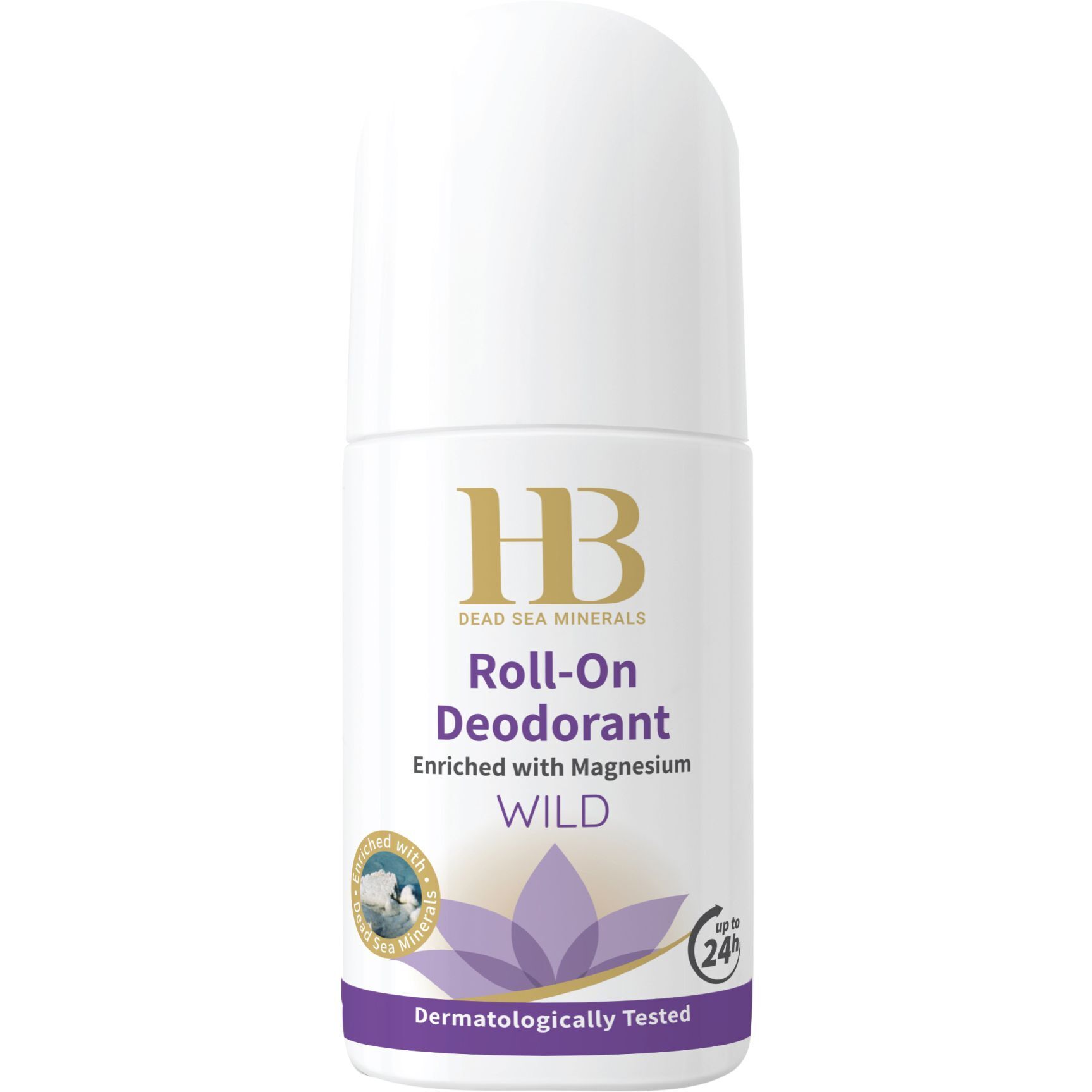Шариковый дезодорант H&B (Health & Beauty) Wild Purple с магнием 75 мл фото1