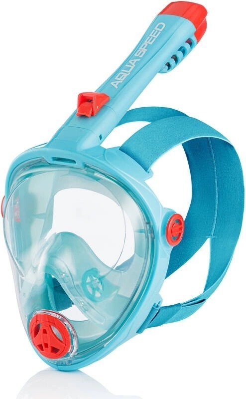 Полнолицевая маска Aqua Speed SPECTRA 2.0 KID 7083 248-02 L Бирюзово-красный (5908217670830) фото1