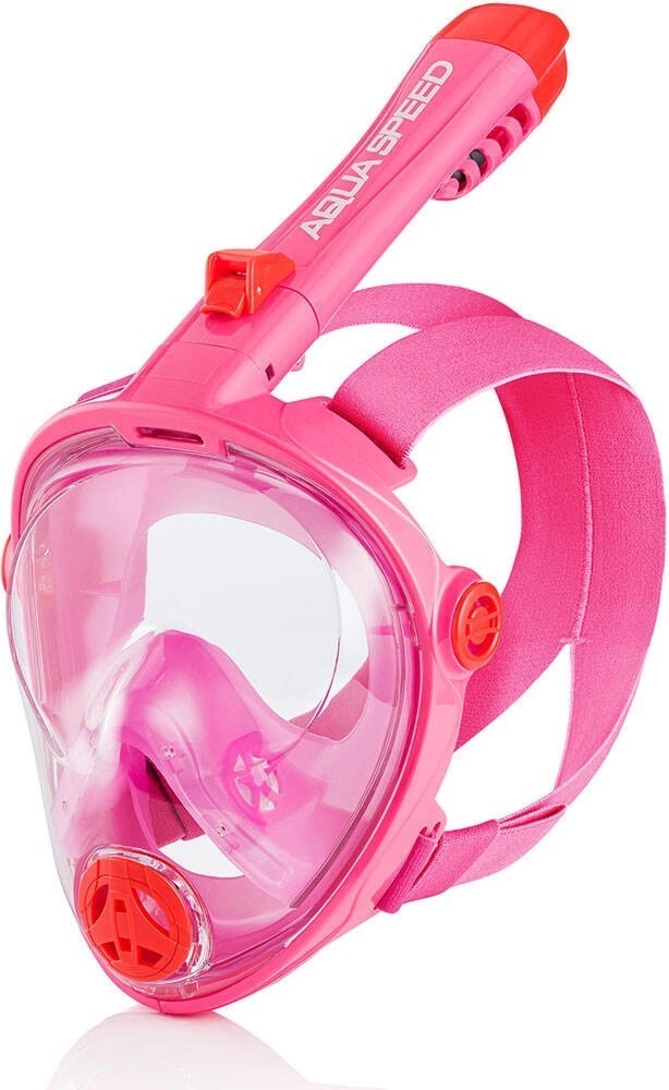 Полнолицевая маска Aqua Speed SPECTRA 2.0 KID 7081 248-03 S Розово-красный (5908217670816) фото1