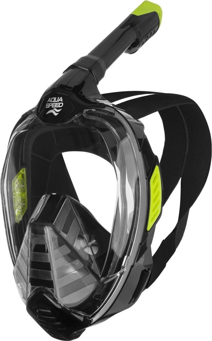 Полнолицевая маска Aqua Speed VEIFA ZX 9857 554-38 S/M Черно-желтый (5908217698575) фото1