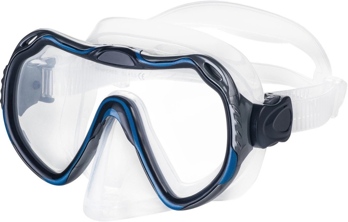 Маска для дайвинга Aqua Speed JAVA 3099 225-11 OSFM Сине-черно-прозрачный (5908217630995) фото1