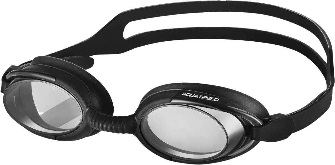 Очки для плавания Aqua Speed MALIBU 008-07 OSFM Черный (5908217629074)