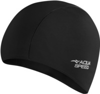 Шапка для плавання Aqua Speed POLYESTER CAP 5762 091-07 OSFM Чорний (5908217657626)