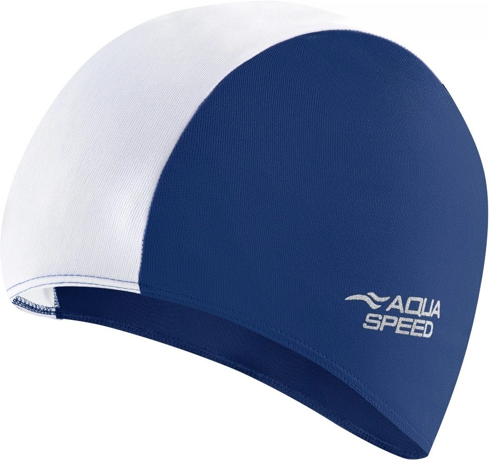 Шапка для плавання Aqua Speed POLYESTER CAP 5764 091-15 OSFM Синьо-білий (5908217657640) фото1