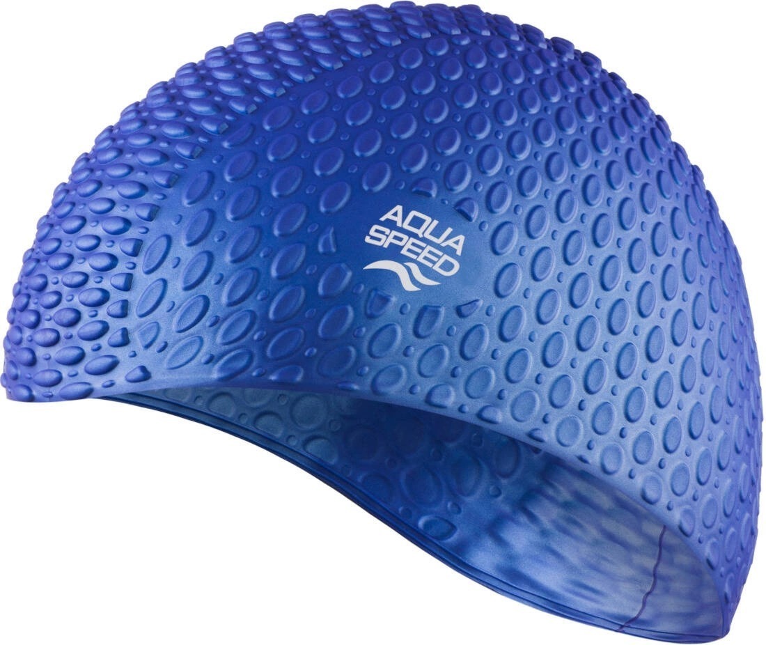 Шапка для плавання Aqua Speed BUBBLE 102-10 102-10 OSFM Синій (5908217635778) фото1