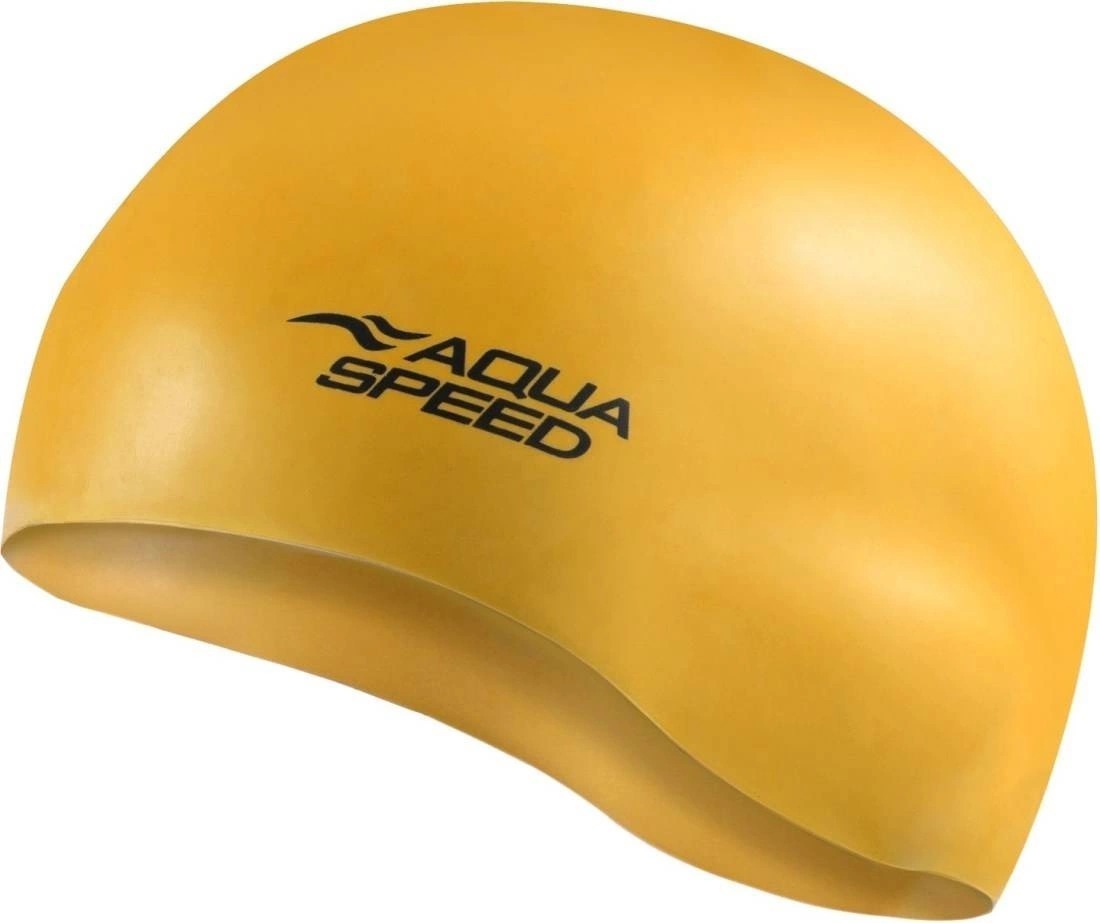Шапочка для плавания Aqua Speed MONO 9116 111-06 OSFM Темно-желтый (5908217691163) фото1