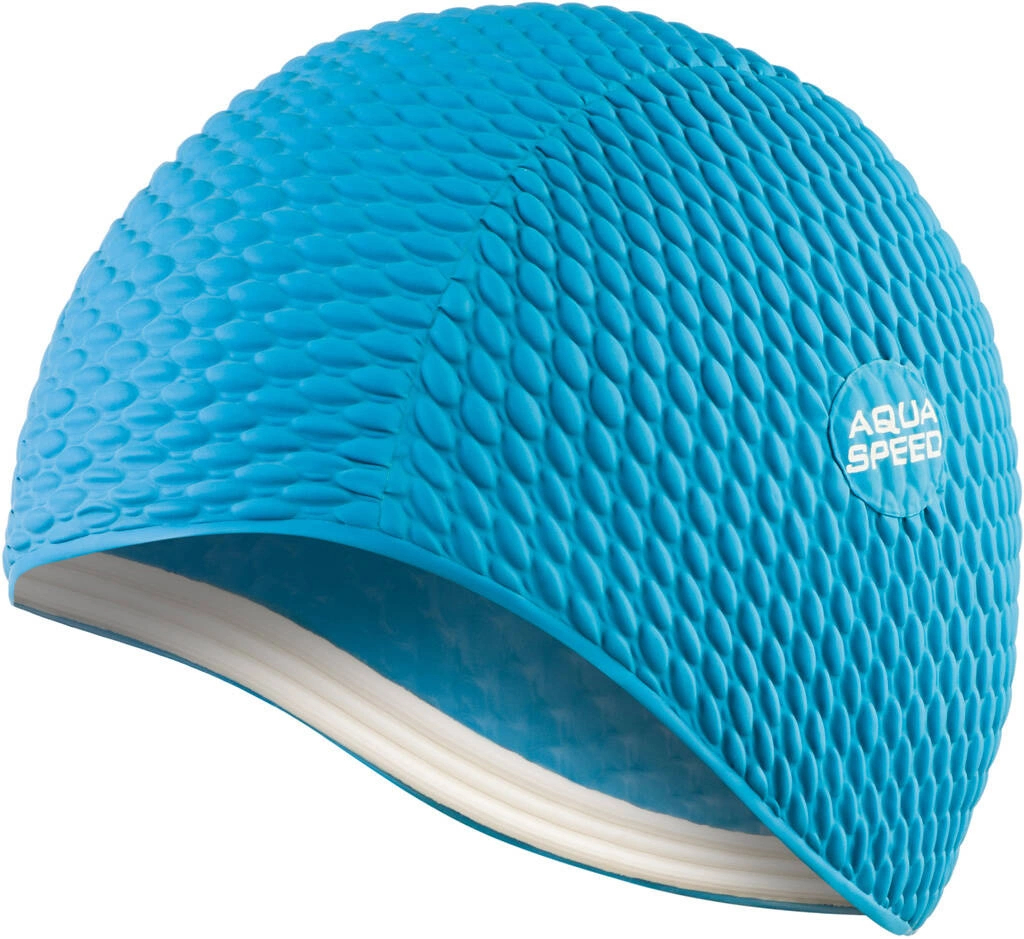 Шапочка для плавания Aqua Speed BOMBASTIC TIC-TAC 5714 117-01 OSFM Голубой (5908217657145) фото1