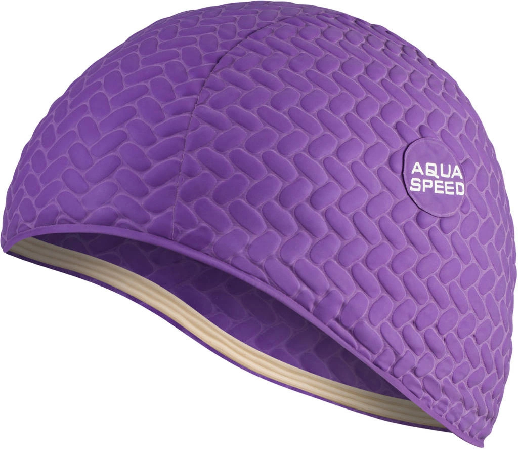 Шапочка для плавания Aqua Speed BOMBASTIC TIC-TAC 5719 117-09 OSFM Фиолетовый (5908217657190) фото1