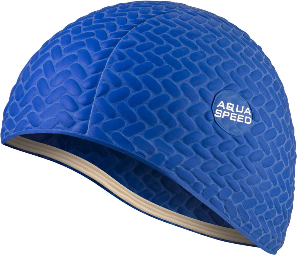 Шапочка для плавания Aqua Speed BOMBASTIC TIC-TAC 5720 117-10 OSFM Синий (5908217657206) фото1
