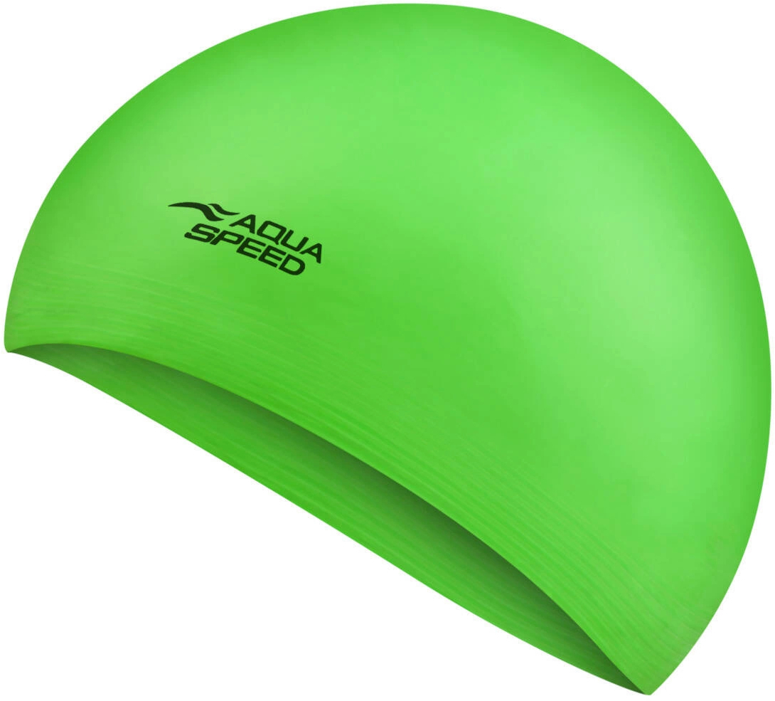 Шапочка для плавания Aqua Speed SOFT LATEX 5727 122-04 OSFM Неоново-зеленый (5908217657275) фото1
