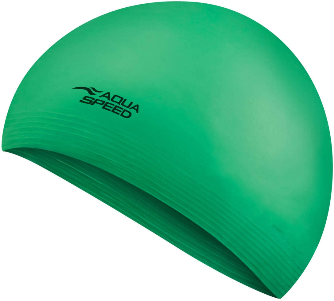 Шапочка для плавания Aqua Speed SOFT LATEX 5730 122-11 OSFM Зеленый (5908217657305) фото1