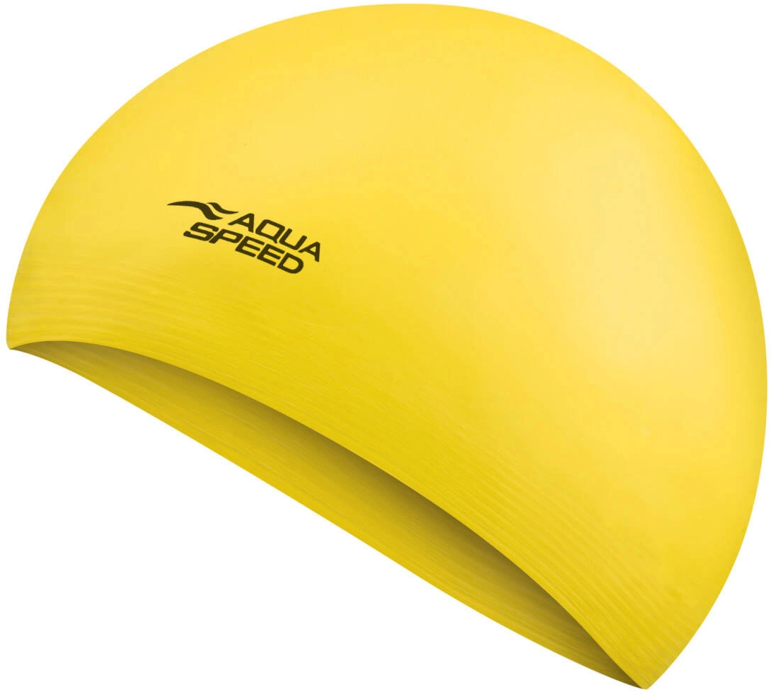 Шапка для плавання Aqua Speed SOFT LATEX 5731 122-18 OSFM Жовтий (5908217657312) фото1