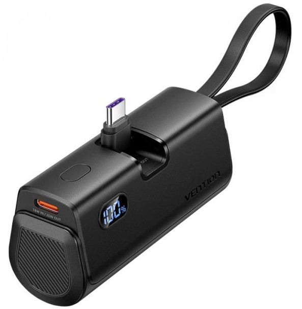 Павербанк Vention 4800mAh 22,5W PD Black фото1