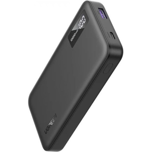 Павербанк Ugreen 10000mAh 20W PD,QC3.0 USB-A+USB-C Black