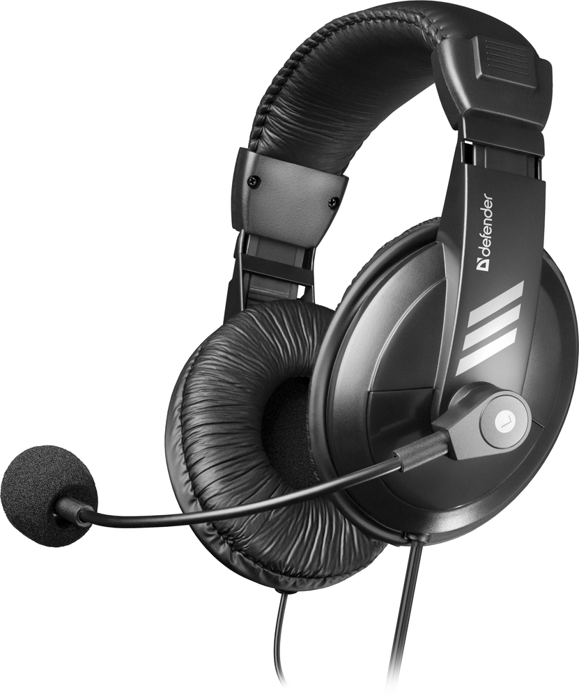 Навушники з мікрофоном Defender Gryphon HN-750 Black (63750) фото1