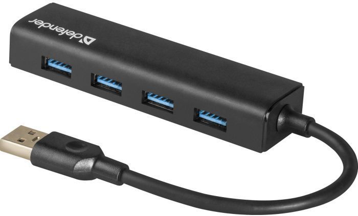 Хаб USB Hub Defender Quadro Express USB3.0, 4 порта фото1