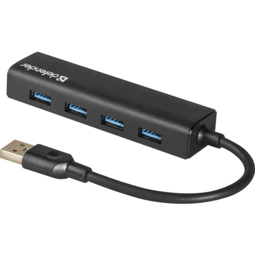 Хаб USB Hub Defender Quadro Express USB3.0, 4 порта