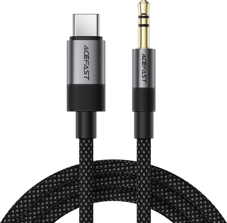 Кабель Acefast USB-C --> 3.5 mm (F) 15cm audio converter J11 black (6974316285274) фото1