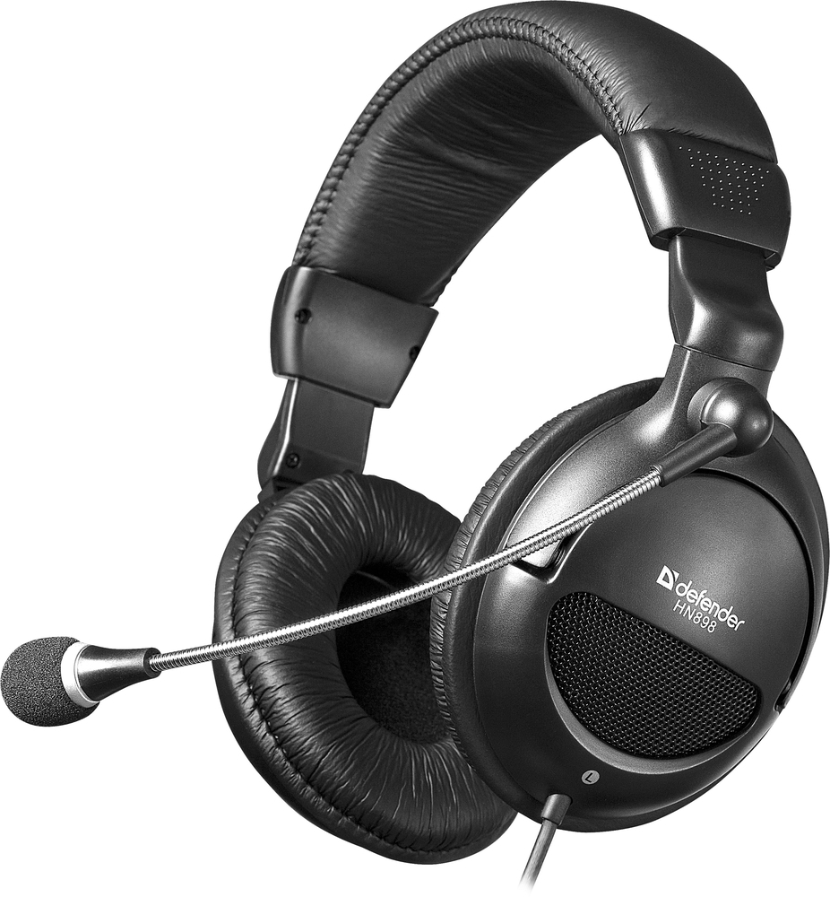 Комп'ютерна гарнітура Defender Orpheus HN-898 Black (63898) фото1