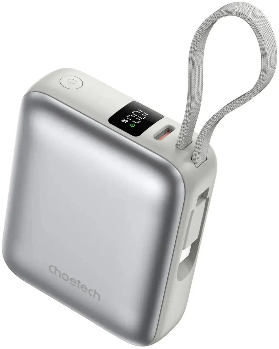 Павербанк Choetech 10000mAh 35W Gray фото1