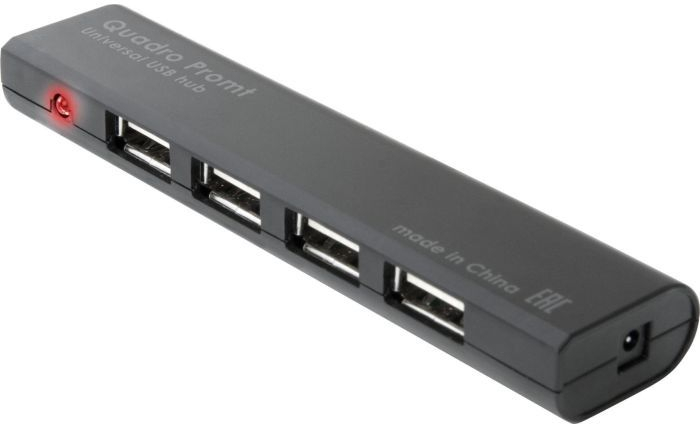 Хаб USB Hub Defender Quadro Promt USB 2.0, 4 порта фото1