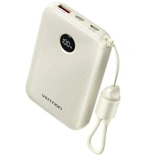 Павербанк Vention 10000mAh 22,5W Beige