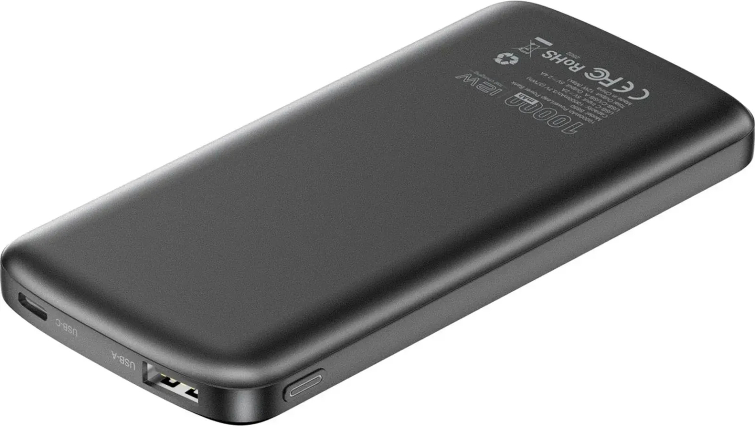 Павербанк Choetech 10000mAh 12W USB-A,USB-C Black