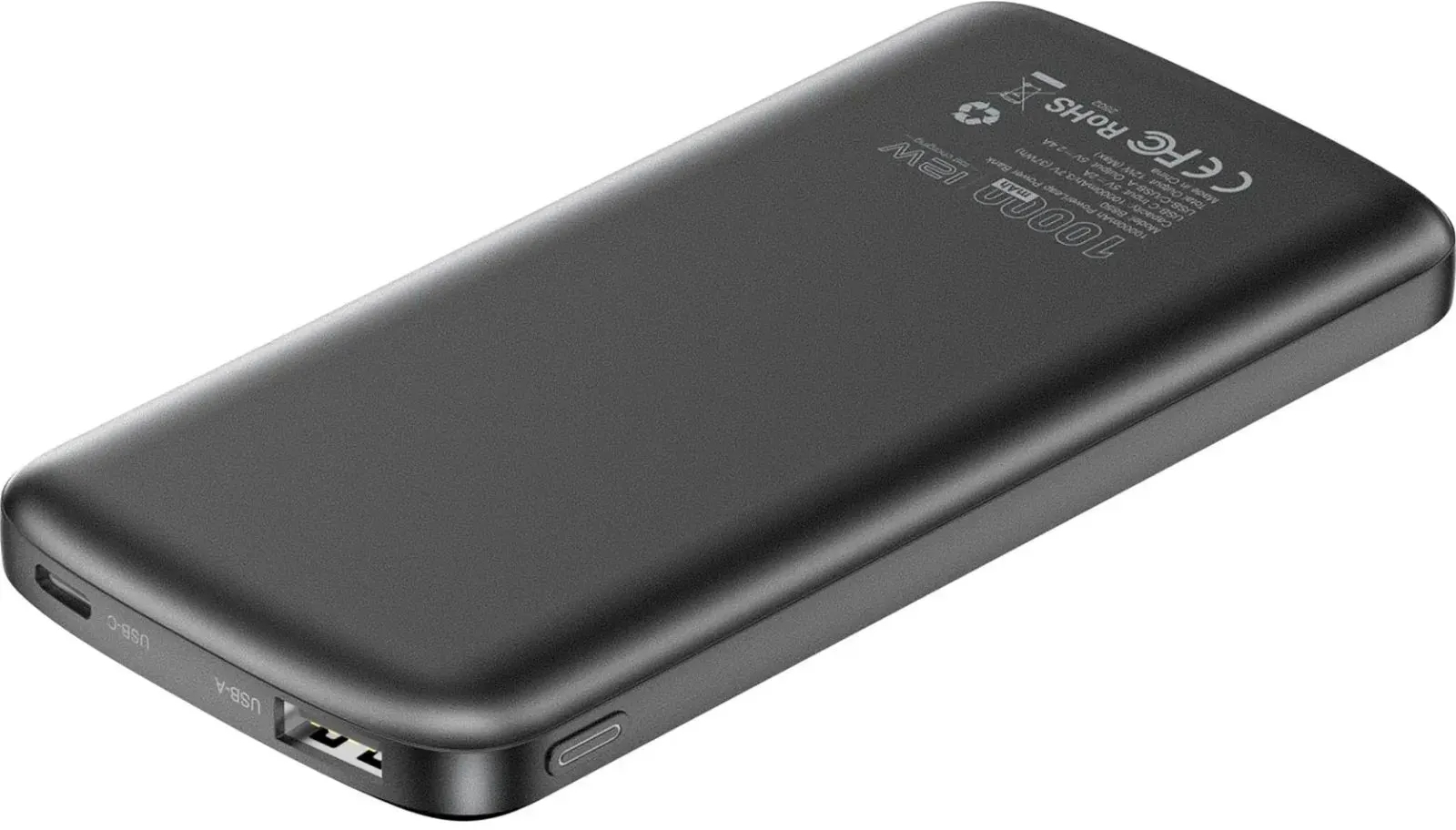 Павербанк Choetech 10000mAh 12W USB-A,USB-C Black фото1