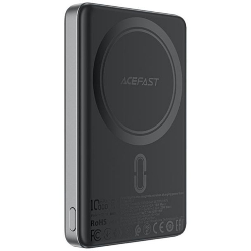 Павербанк Acefast 10000mAh 20W MagSafe PD,QC 3.0, wireless Black