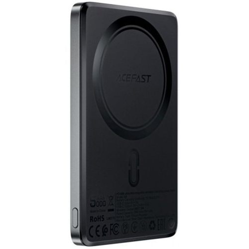 Павербанк Acefast 5000mAh 18W magnetic Wireless Black