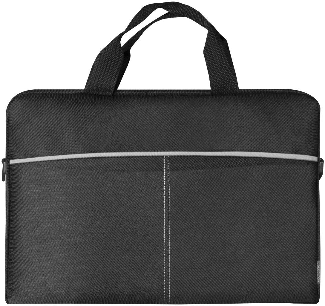 Сумка для ноутбука Defender Lite 15.6'' з кишенею, чорно-сіра (26086_Defender) фото1