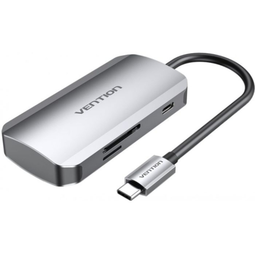 Хаб USB 3.1 Type-C -> 3хUSB 3.0/SD/TF/PD 100W 6-in-1