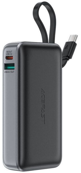 Павербанк Acefast 10000mAh 30W M7 Black фото1