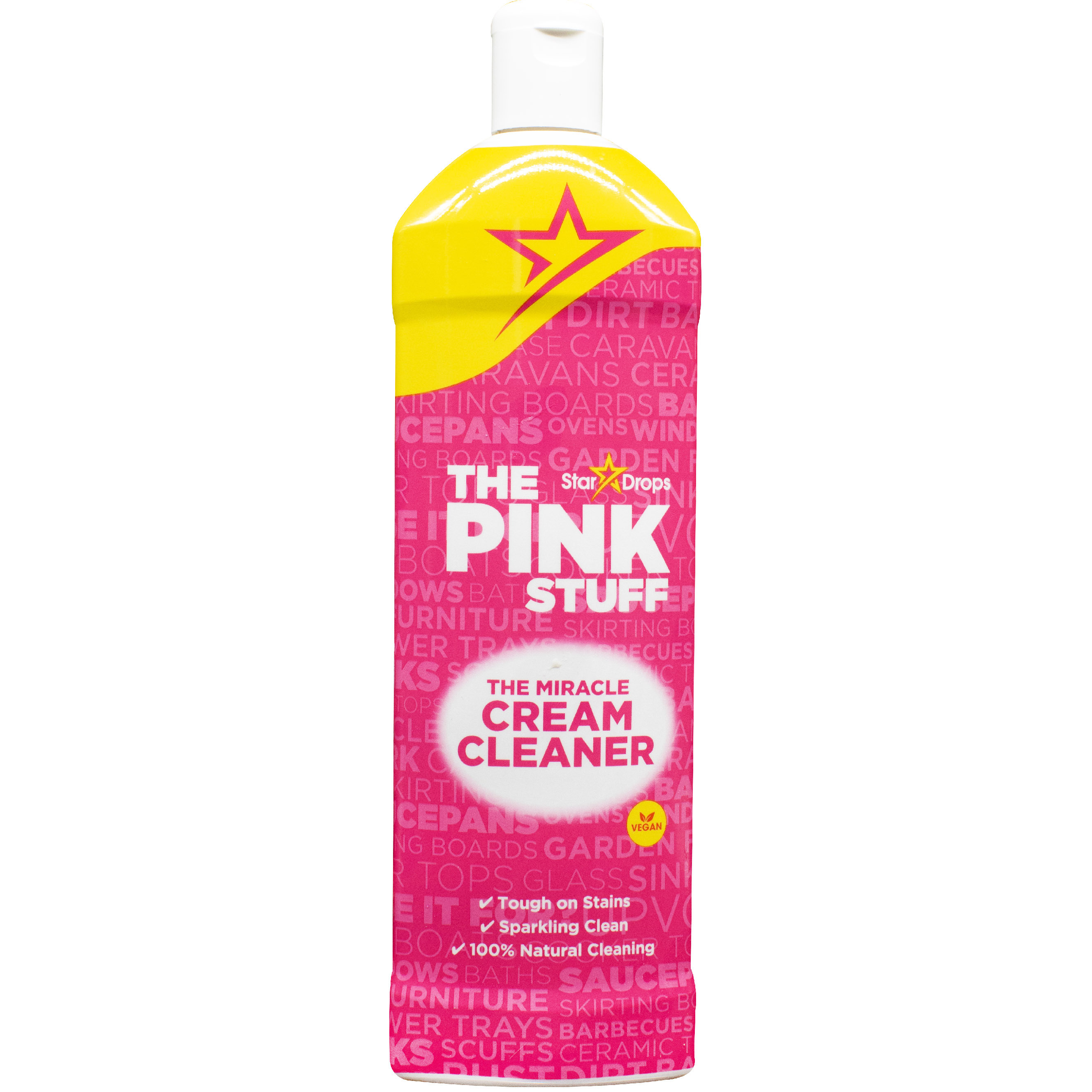 Абразивный крем для чистки твердых поверхностей The Pink Stuff 500 мл фото1