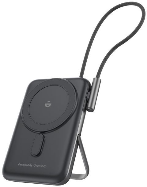 Павербанк Choetech Magnetic Wireless 10000mAh 20W PD Black фото1
